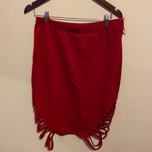 Sexy Red Skirt